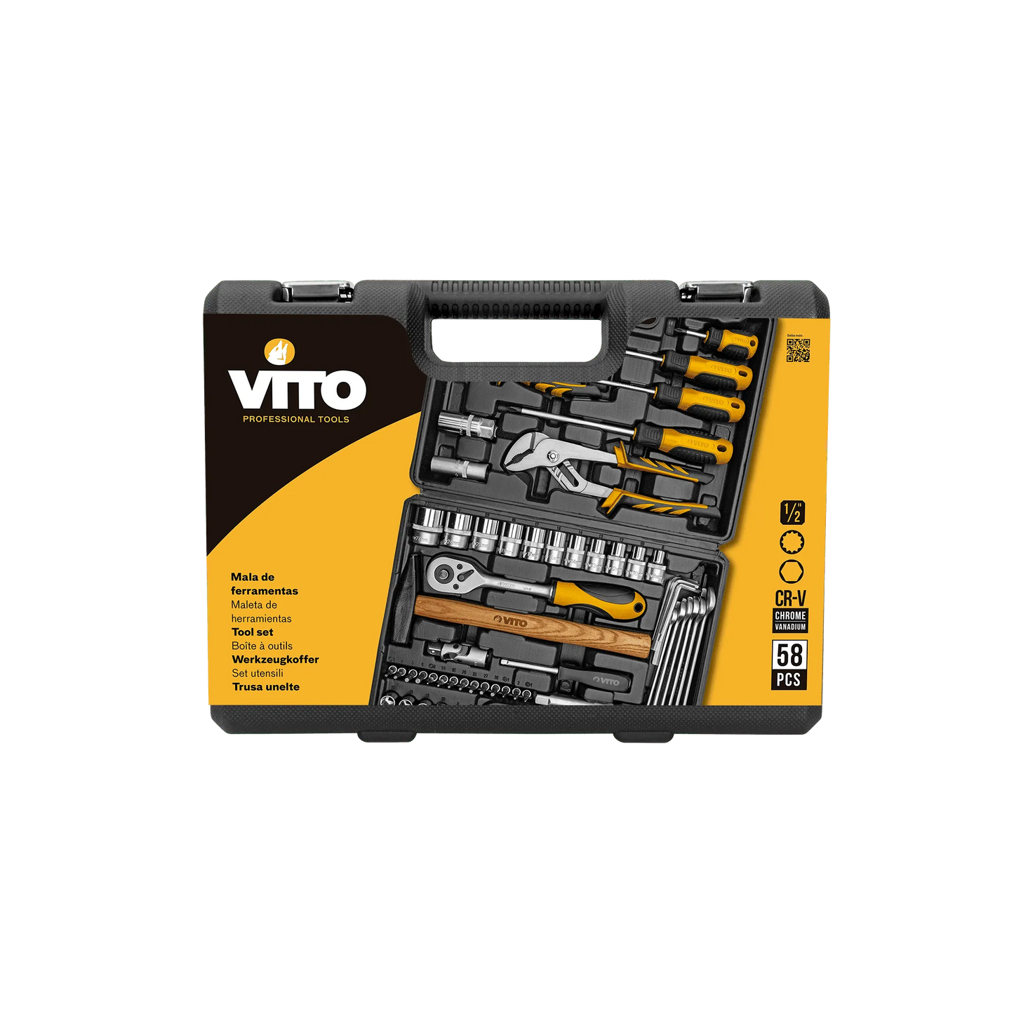 MALETÍN DE HERRAMIENTAS - 58 PIEZAS