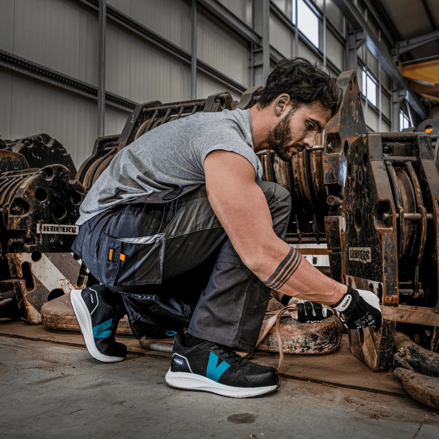 ZAPATO DE SEGURIDAD V-CARBON WATER BLUE