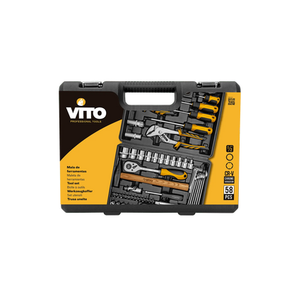 MALETÍN DE HERRAMIENTAS - 58 PIEZAS