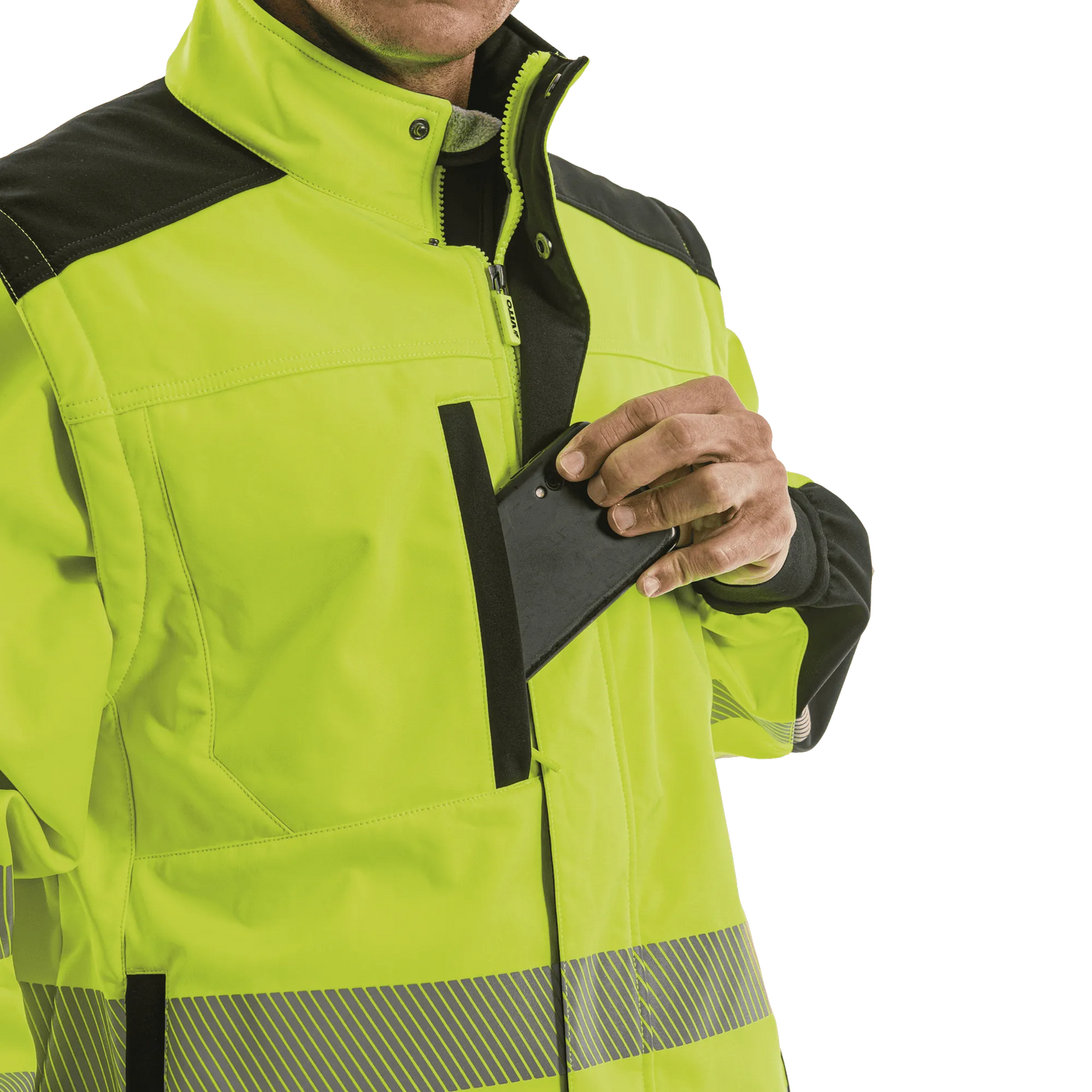 CHAQUETA-CHALECO DE ALTA VISIBILIDAD