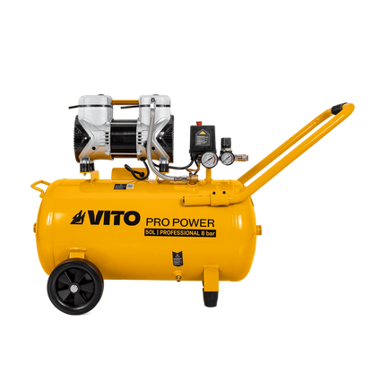 COMPRESOR SILENCIOSO SIN ACEITE 24L 8 BAR 2.0CV