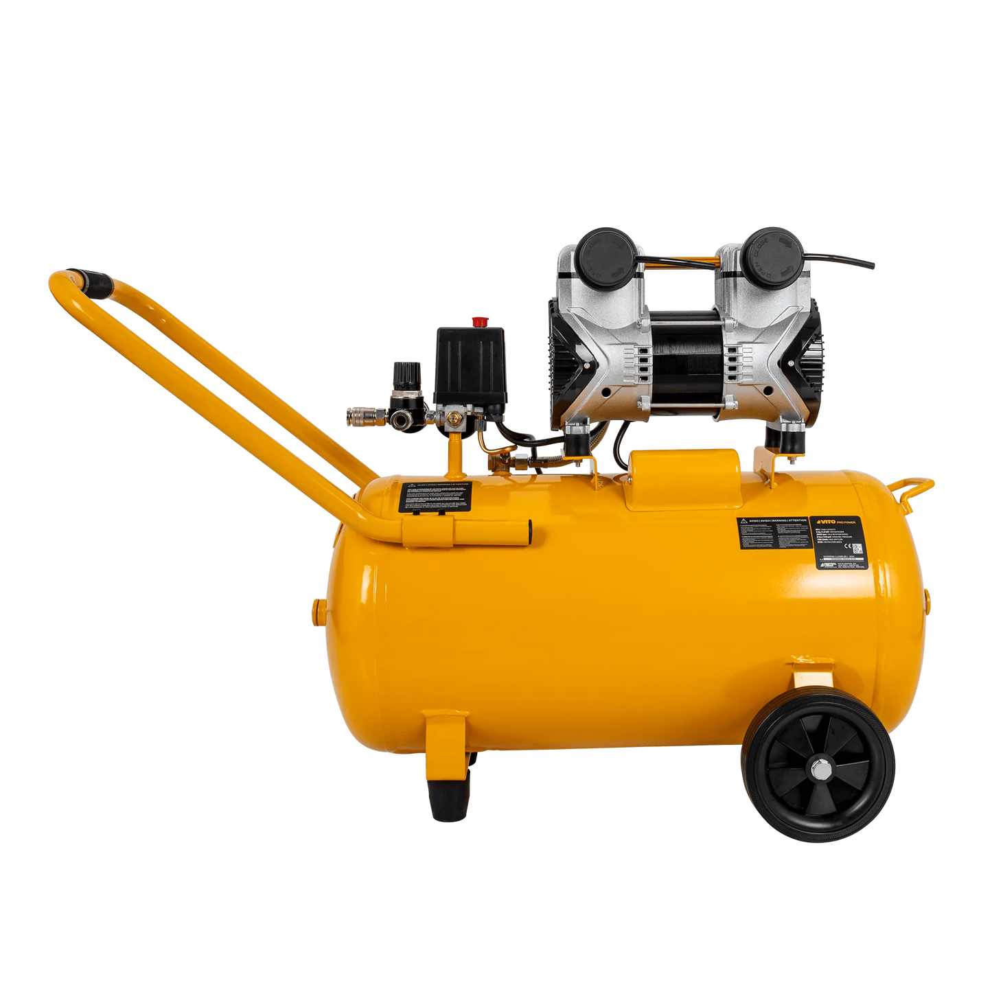 COMPRESOR SILENCIOSO SIN ACEITE 24L 8 BAR 2.0CV