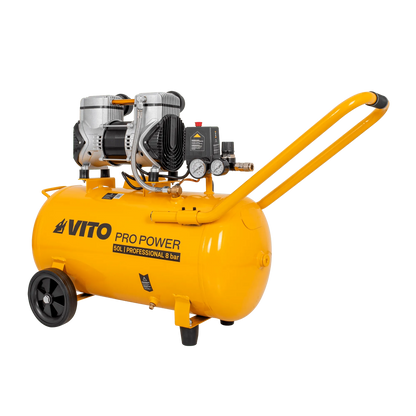 COMPRESOR SILENCIOSO SIN ACEITE 24L 8 BAR 2.0CV