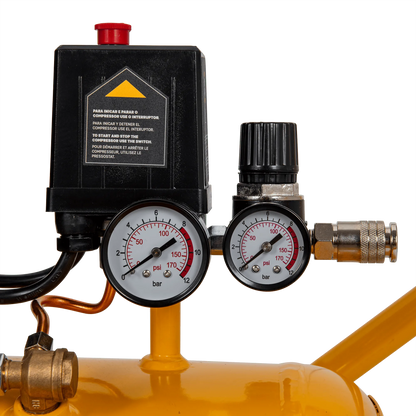 COMPRESOR SILENCIOSO SIN ACEITE 24L 8 BAR 2.0CV