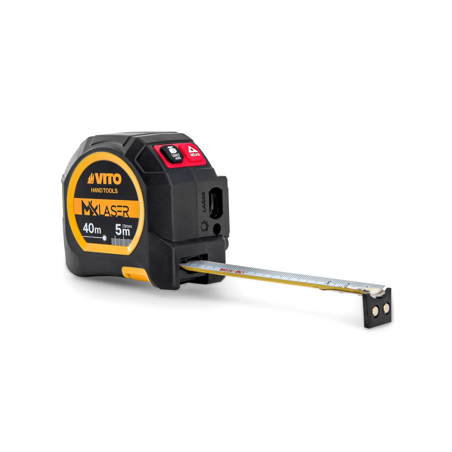 FLEXÓMETRO CON MEDIDOR LÁSER 40M