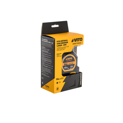 FLEXÓMETRO CON MEDIDOR LÁSER 40M