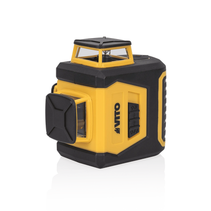 NIVEL LÁSER AUTONIVELANTE DE 3 LÍNEAS VERDES 360° - 20M