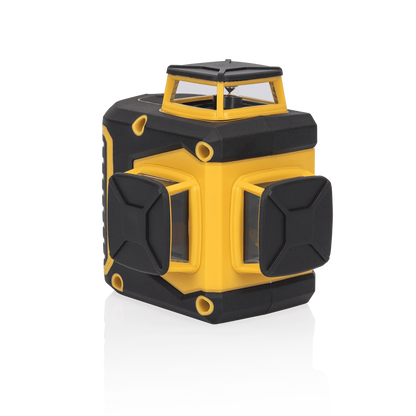 NIVEL LÁSER AUTONIVELANTE DE 3 LÍNEAS VERDES 360° - 20M