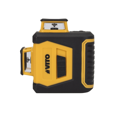 NIVEL LÁSER AUTONIVELANTE DE 3 LÍNEAS VERDES 360° - 20M