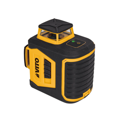 NIVEL LÁSER AUTONIVELANTE DE 3 LÍNEAS VERDES 360° - 20M
