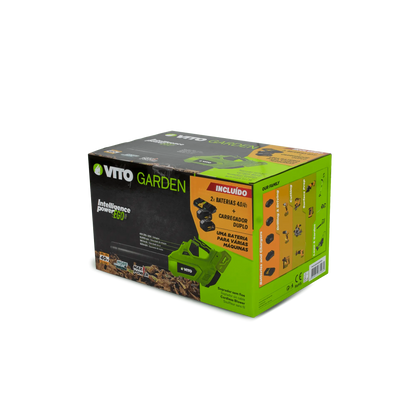 SOPLADOR EGO 40V LI CON 2 BATERÍAS Y CARGADOR DOBLE