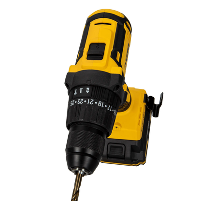 TALADRO ATORNILLADOR PERCUTOR BRUSHLESS SIN CABLE 20V, CON 2 BATERÍAS Y CARGADOR